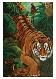 Prowling Tiger Card